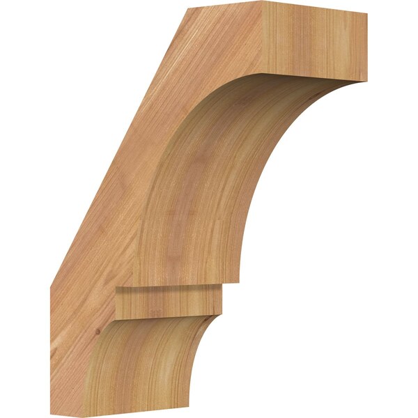Ekena Millwork 5 1/2"W x 10"D x 14"H Balboa Smooth Knee Brace, Western Red Cedar BRC06X10X14BOA00SWR - main